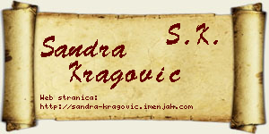 Sandra Kragović vizit kartica